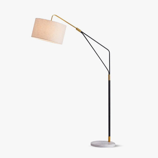 Gabby Fulton Floor Lamp with White Marble Base and LED