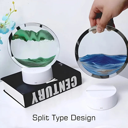 Captivating Quicksand Art Lamp – Magical Animation Lighting
