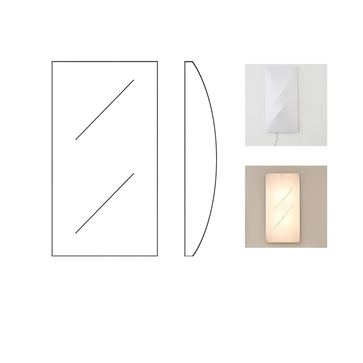 Geometric Series Wall Sconce - Modern LED Light Fixture