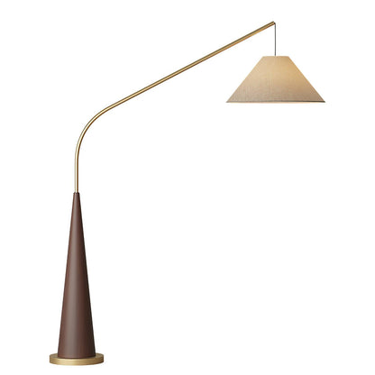 Gibson Arc Floor Lamp - Modern LED Lighting in Gold