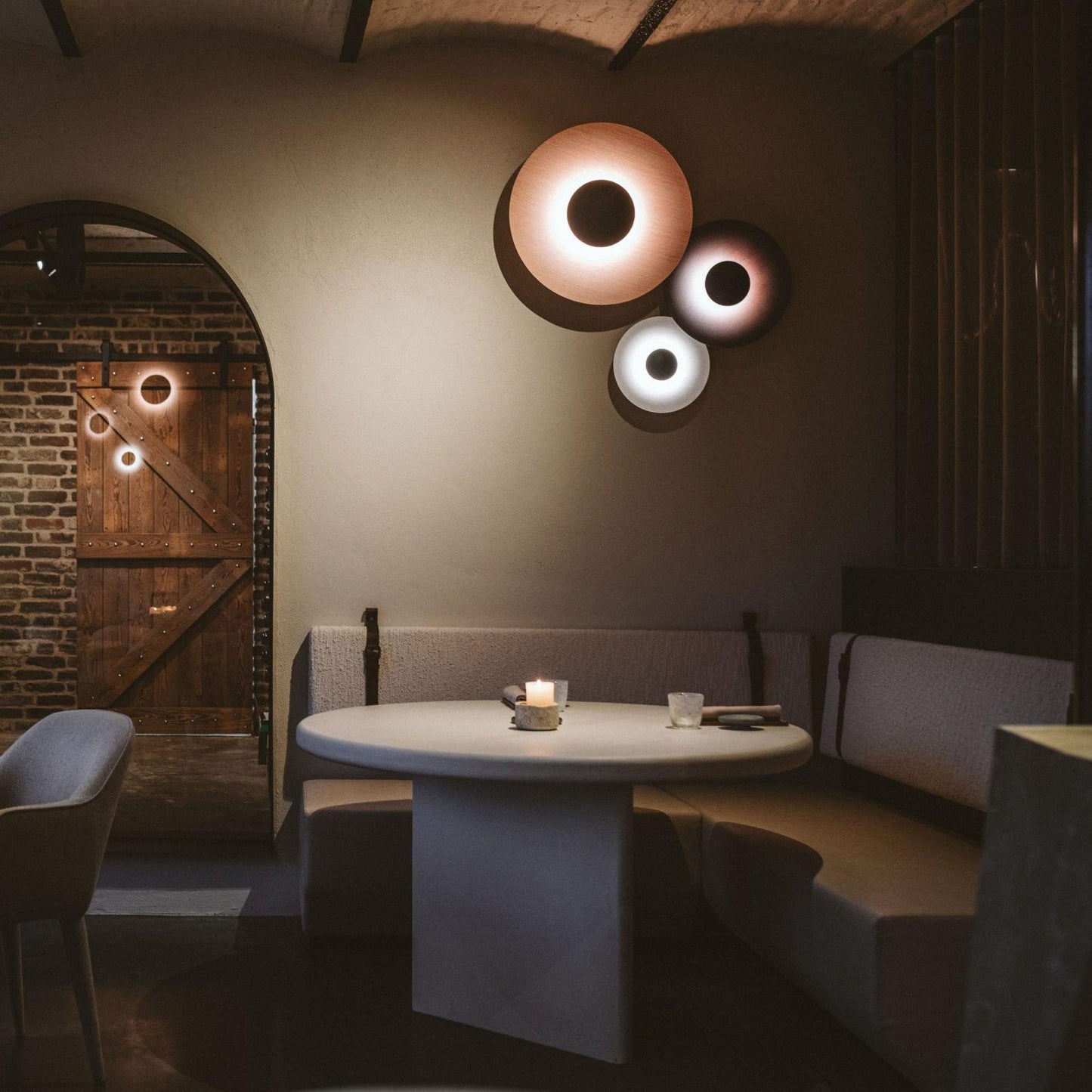 Simplicity Glow Wall Light - LED Indoor Lighting Set of 2