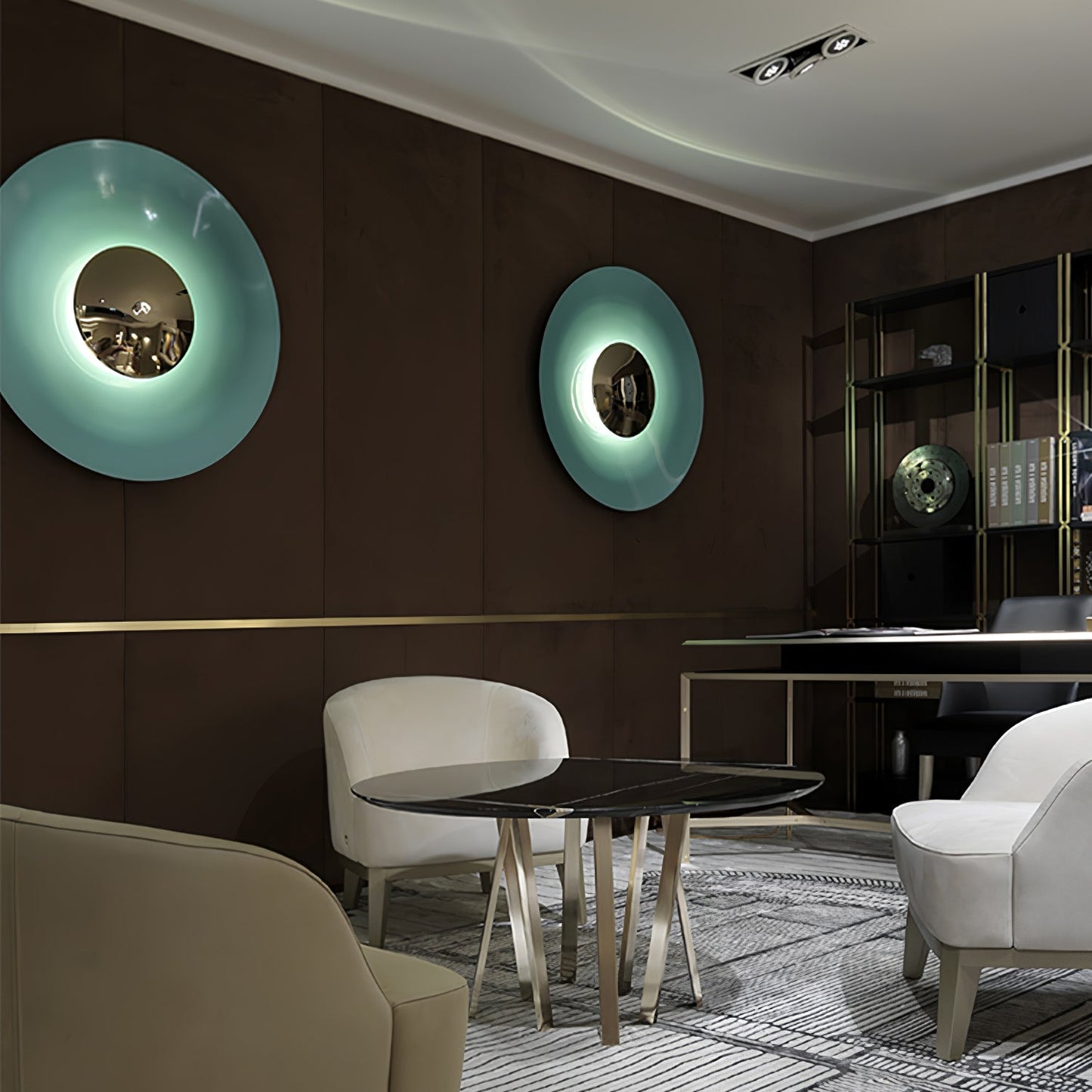 Simplicity Glow Wall Light - LED Indoor Lighting Set of 2