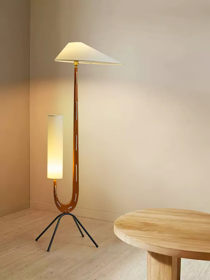Giraffe Floor Lamp with LED Light - Mid Century Design