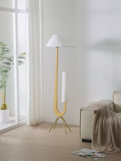 Giraffe Floor Lamp with LED Light - Mid Century Design