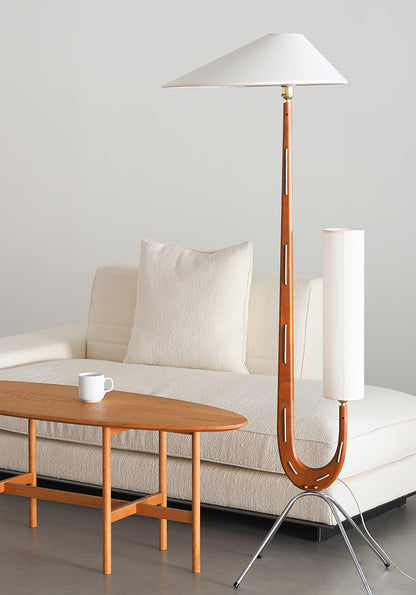 Giraffe Floor Lamp with LED Light - Mid Century Design