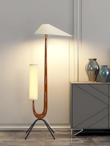Giraffe Floor Lamp with LED Light - Mid Century Design