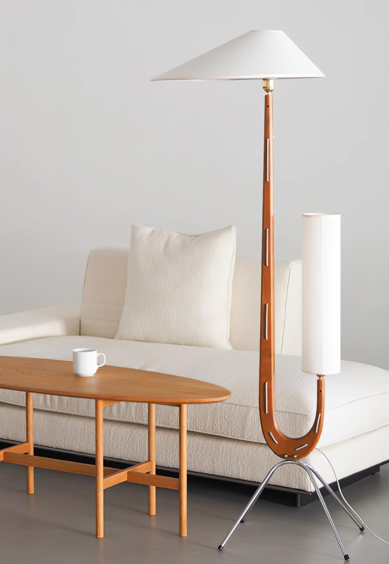 Giraffe Floor Lamp with LED Light - Mid Century Design