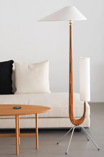 Giraffe Floor Lamp with LED Light - Mid Century Design