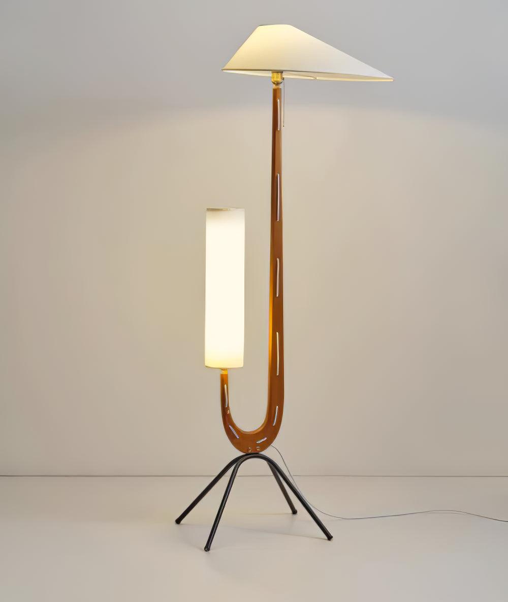 Giraffe Floor Lamp with LED Light - Mid Century Design