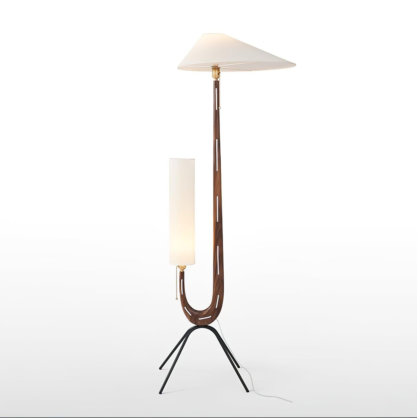 Giraffe Floor Lamp with LED Light - Mid Century Design