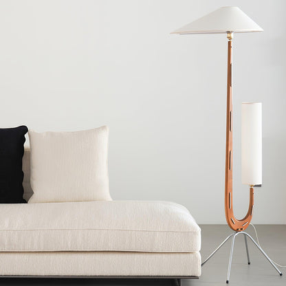 Giraffe Floor Lamp with LED Light - Mid Century Design
