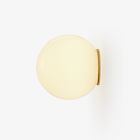 Glass Mini Orb Wall Lamp - LED Indoor Light Fixture