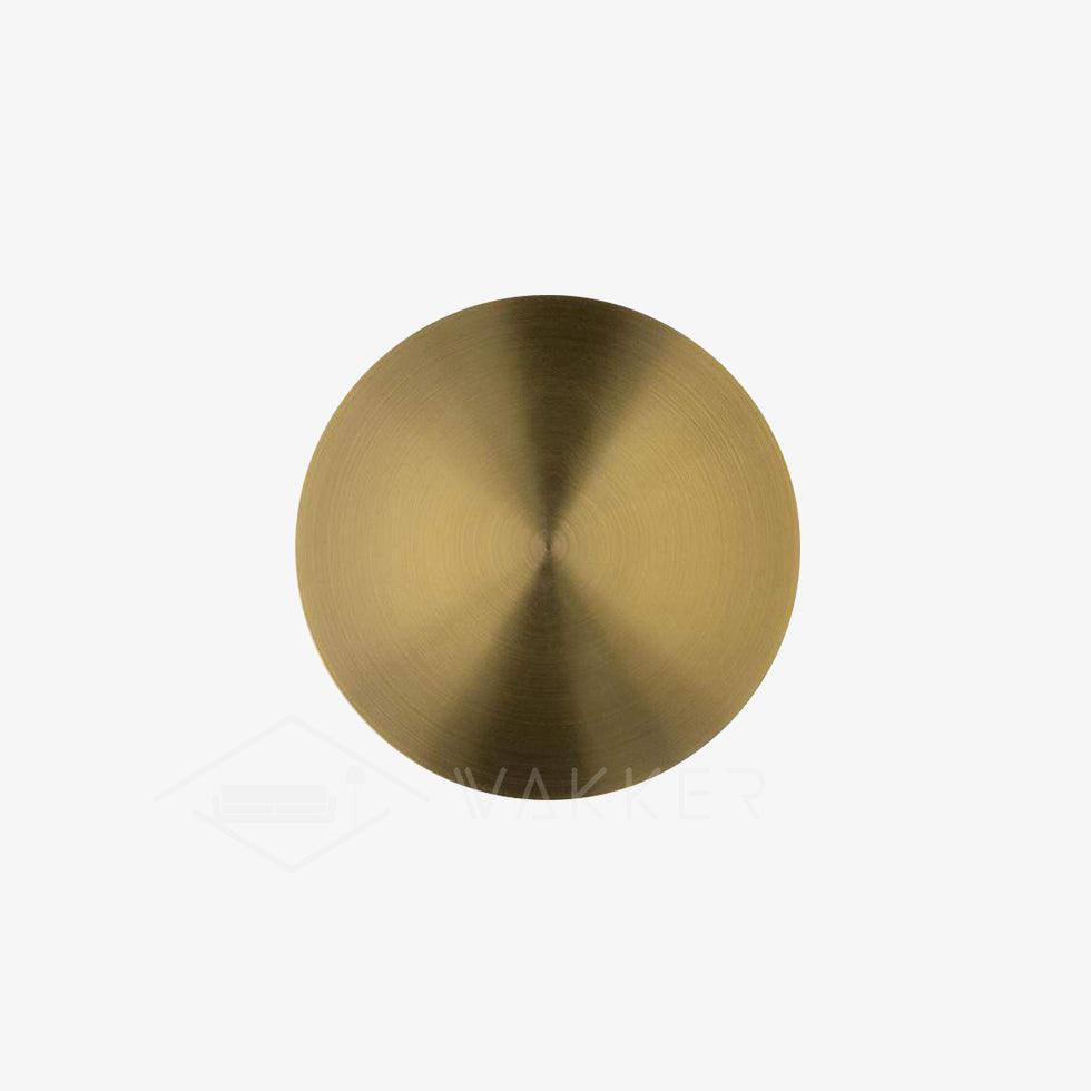 Gossa Wall Lamp - LED Indoor Light Fixture, Brass & White