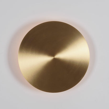 Gossa Wall Lamp - LED Indoor Light Fixture, Brass & White