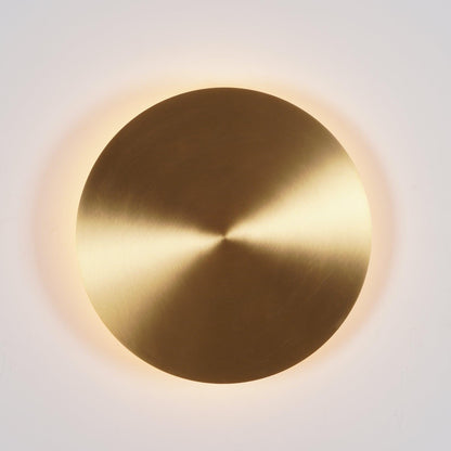 Gossa Wall Lamp - LED Indoor Light Fixture, Brass & White