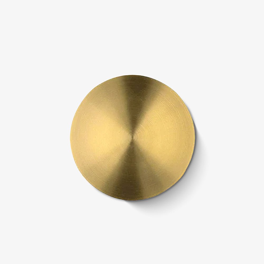 Gossa Wall Lamp - LED Indoor Light Fixture, Brass & White