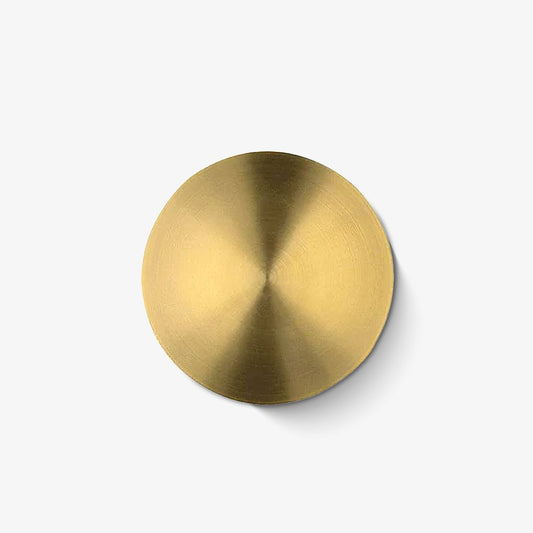 Gossa Wall Lamp - LED Indoor Light Fixture, Brass & White