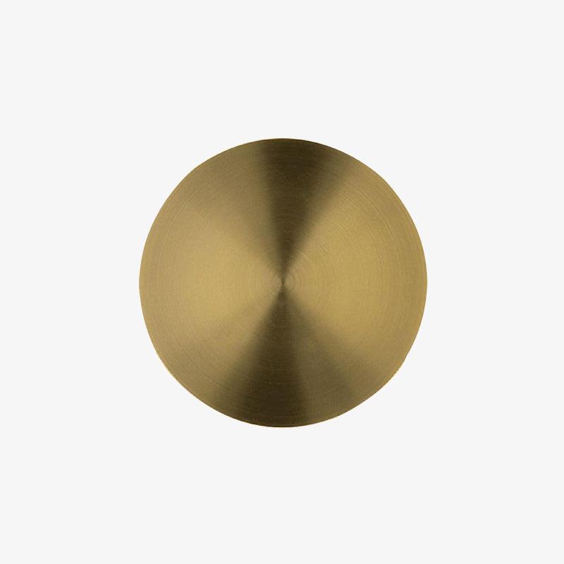 Gossa Wall Lamp - LED Indoor Light Fixture, Brass & White