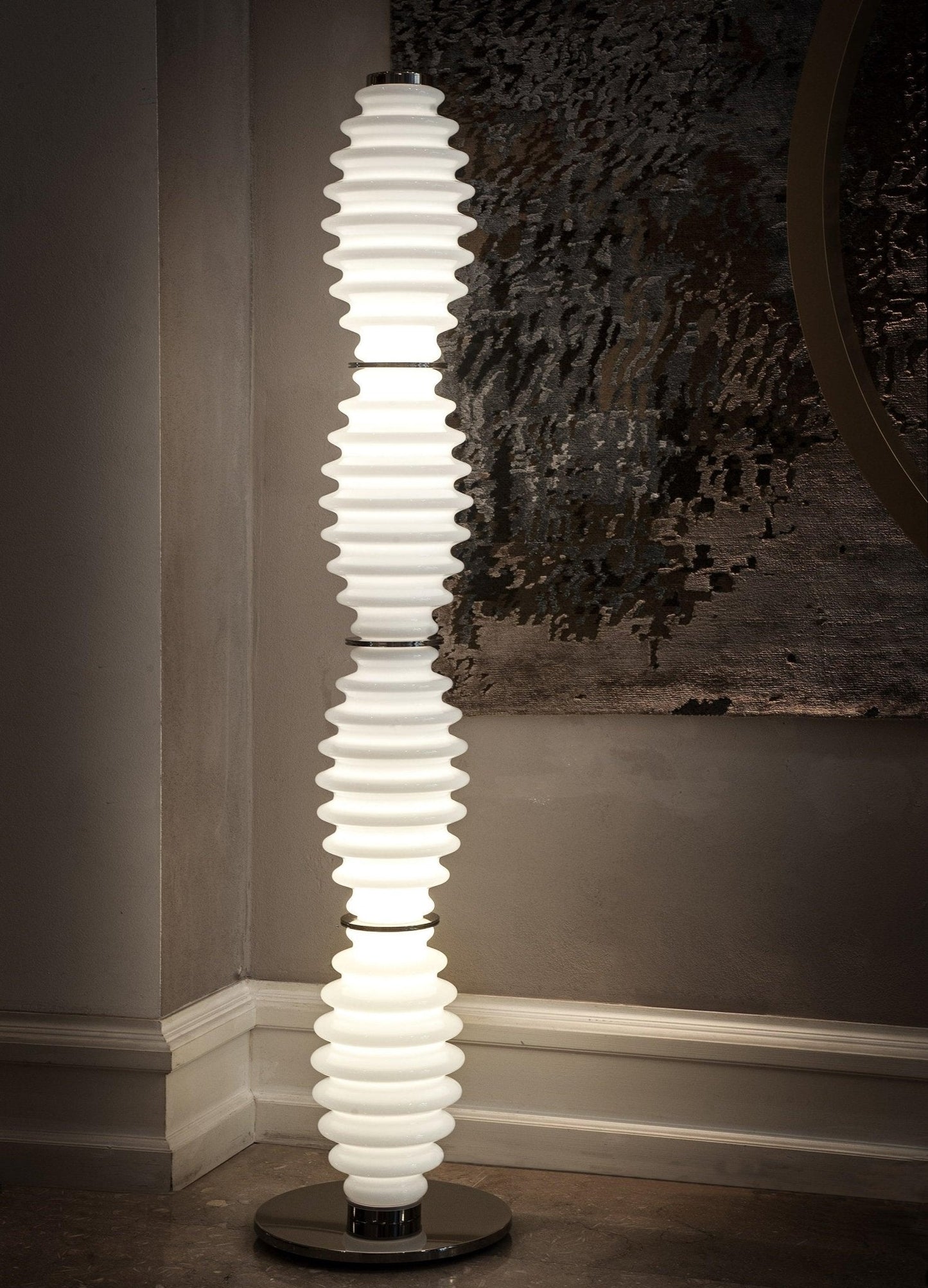 Grand Collier Floor Lamp - LED Glass Lighting Fixture
