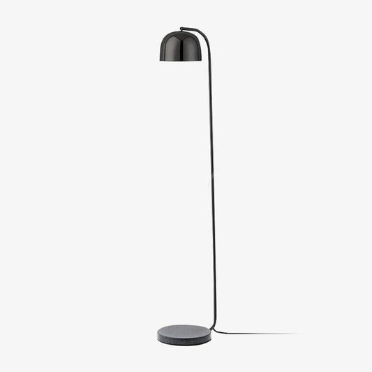 Grant Floor Lamp - Adjustable LED Reading Light, Black Gold