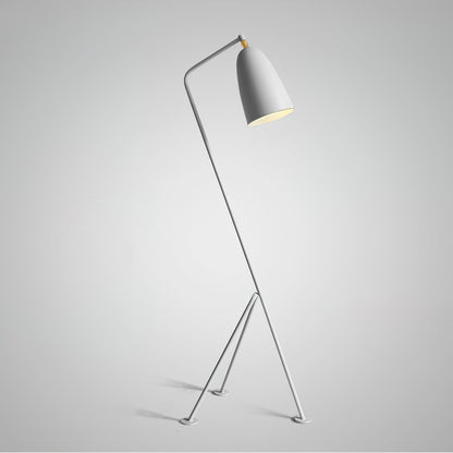 Lean Floor Lamp - Adjustable Metal LED Task Light, Black