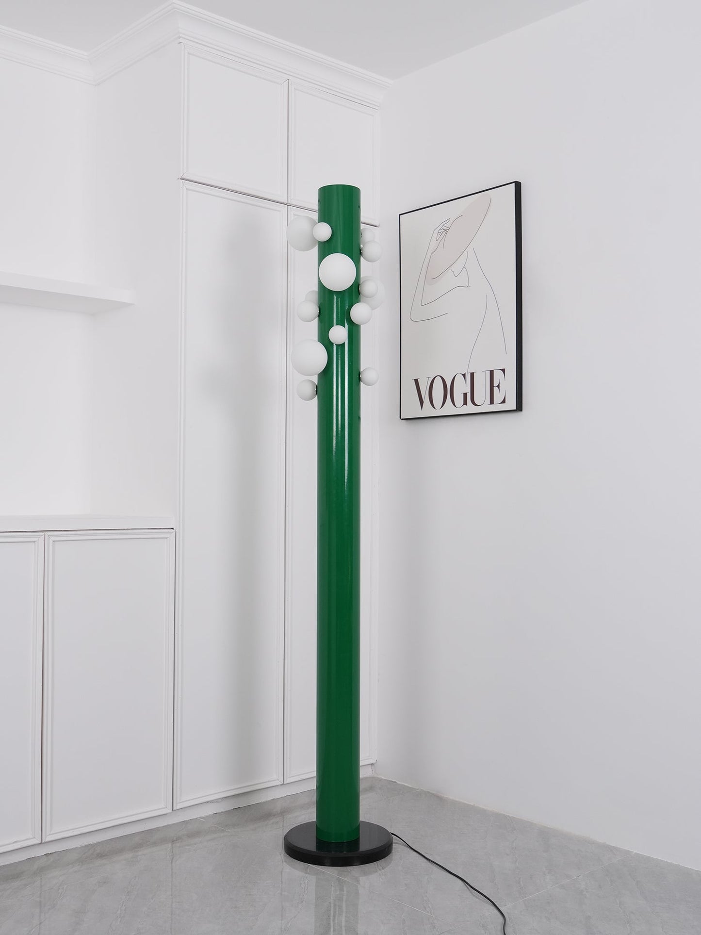 Green Apes Floor Lamp - LED Metal Glass Indoor Lighting