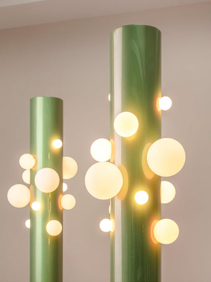 Green Apes Floor Lamp - LED Metal Glass Indoor Lighting