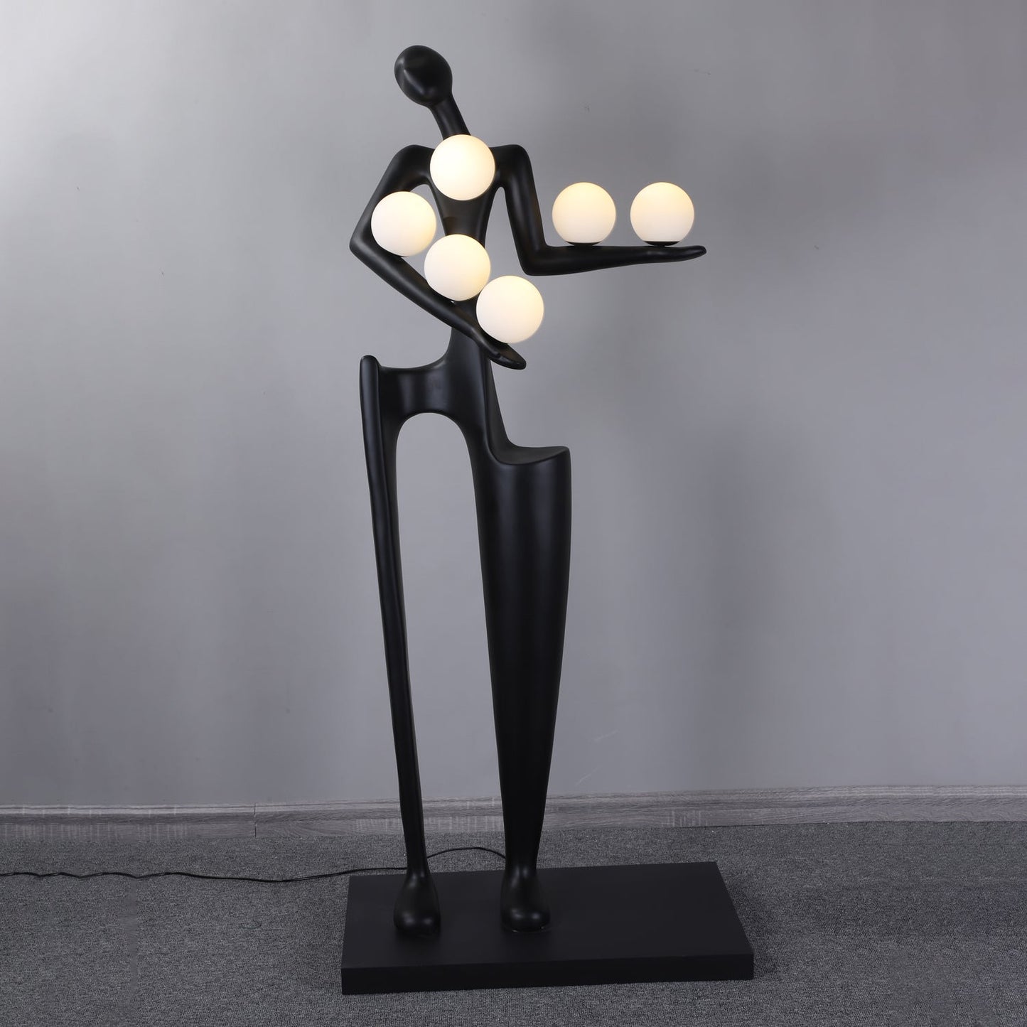 Guardian Sculpture Floor Lamp - Modern LED Design, Indoor Use