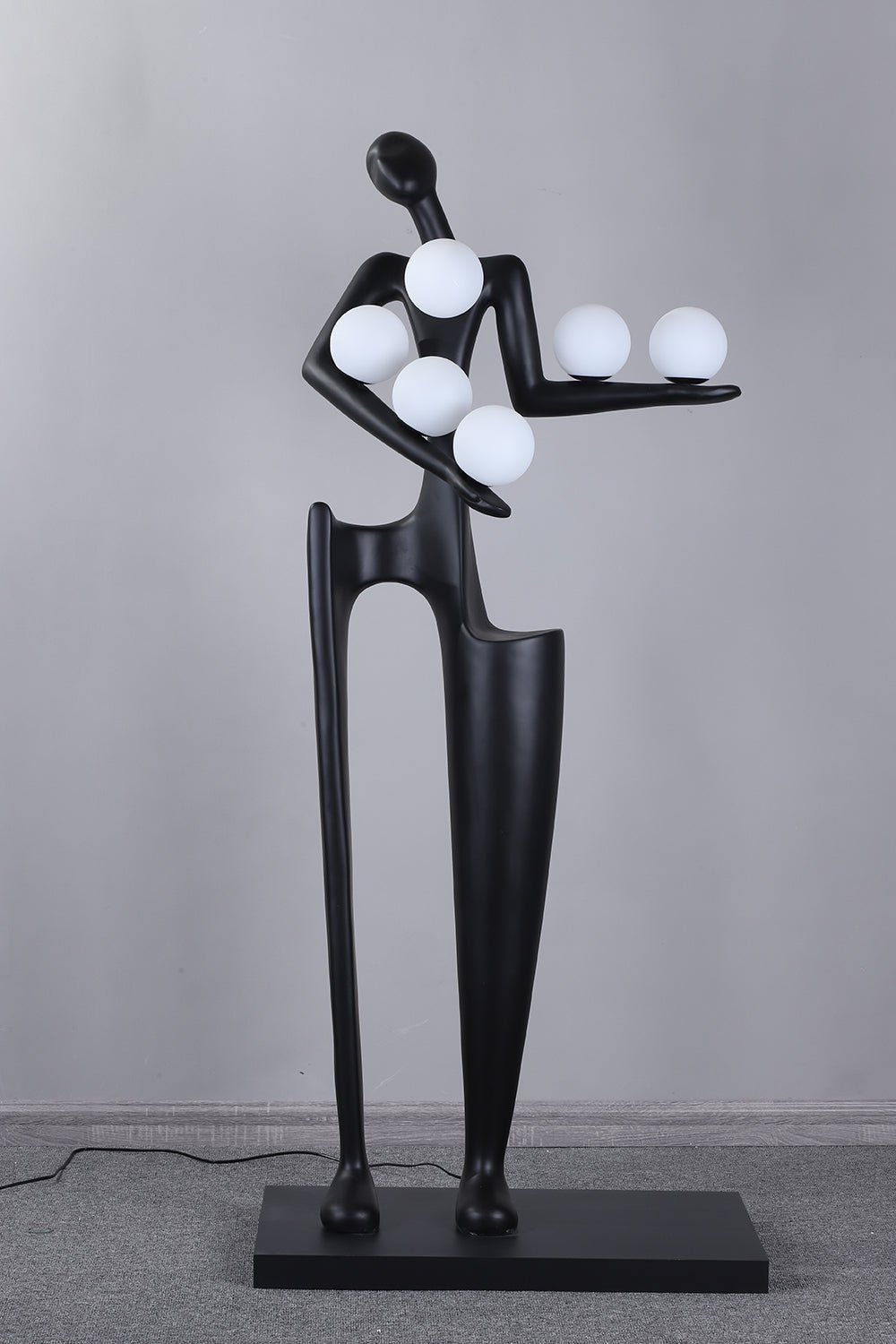 Guardian Sculpture Floor Lamp - Modern LED Design, Indoor Use