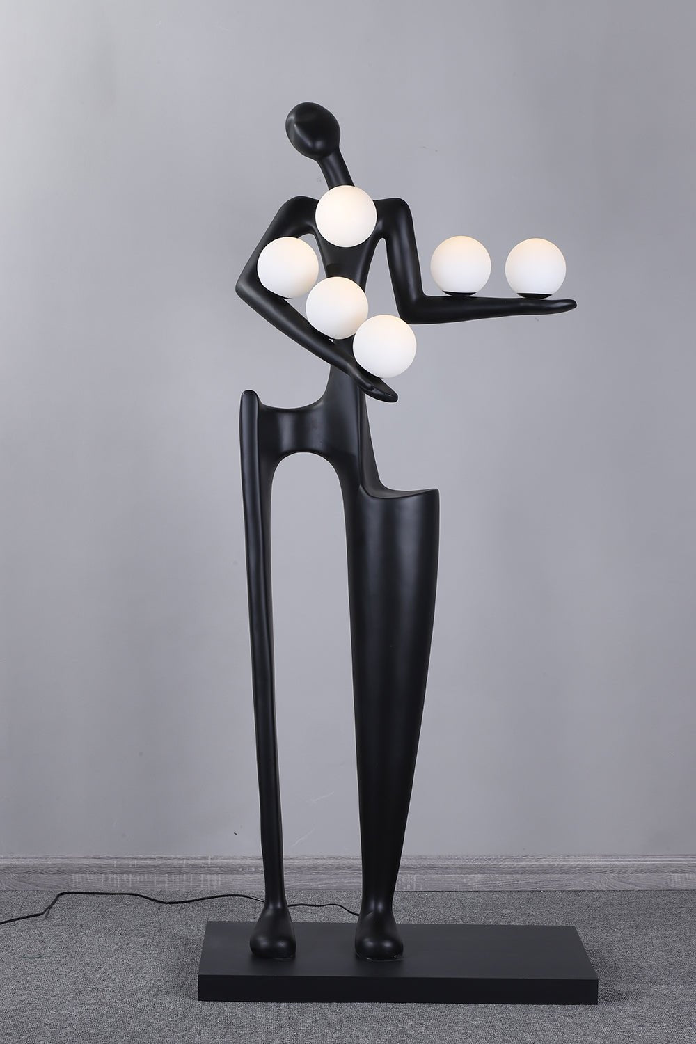 Guardian Sculpture Floor Lamp - Modern LED Design, Indoor Use