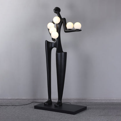 Guardian Sculpture Floor Lamp - Modern LED Design, Indoor Use