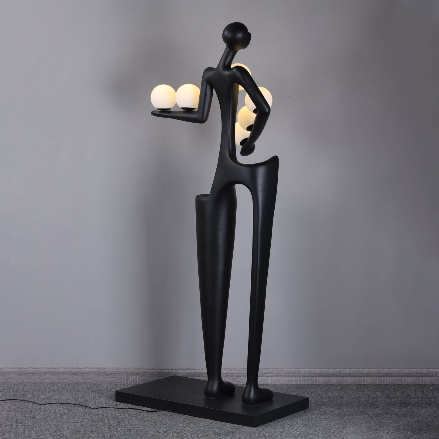 Guardian Sculpture Floor Lamp - Modern LED Design, Indoor Use
