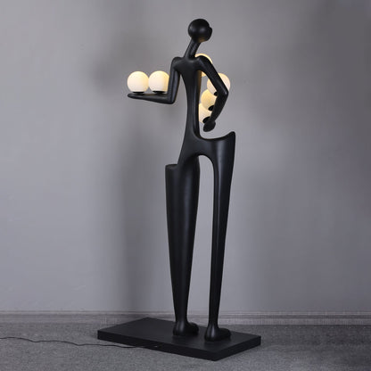 Guardian Sculpture Floor Lamp - Modern LED Design, Indoor Use