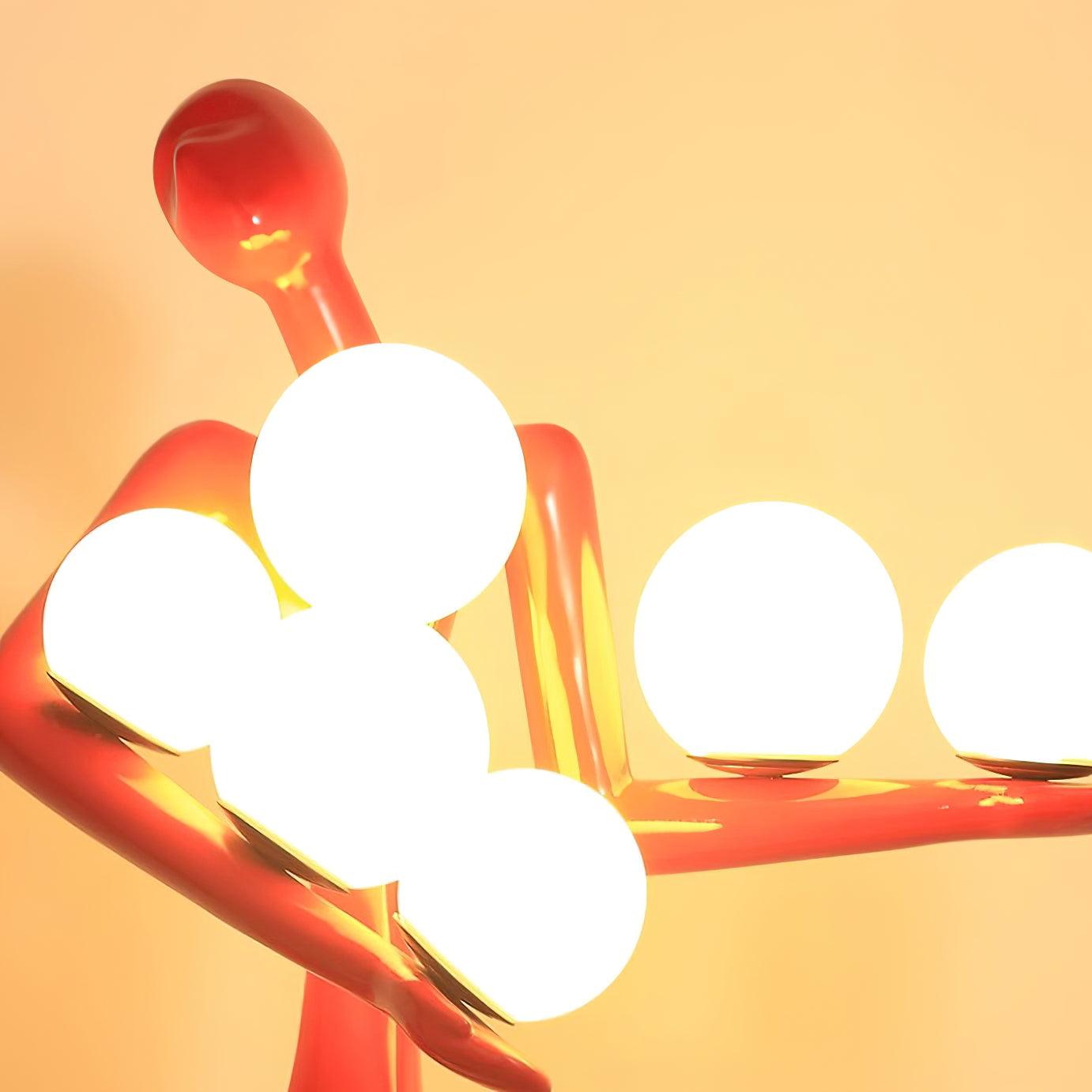 Guardian Sculpture Floor Lamp - Modern LED Design, Indoor Use