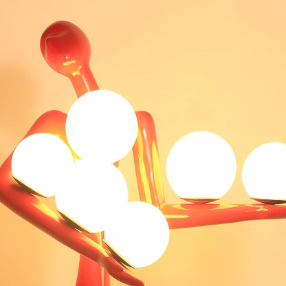 Guardian Sculpture Floor Lamp - Modern LED Design, Indoor Use