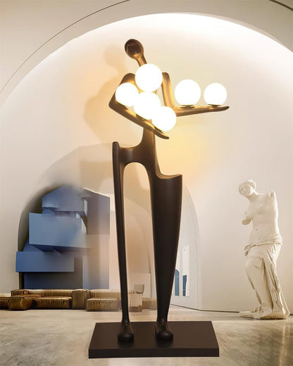 Guardian Sculpture Floor Lamp - Modern LED Design, Indoor Use