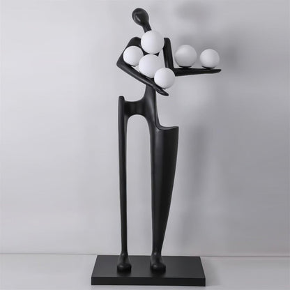 Guardian Sculpture Floor Lamp - Modern LED Design, Indoor Use