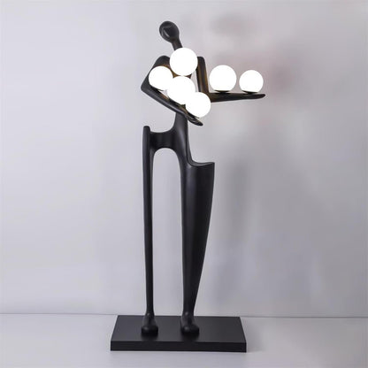 Guardian Sculpture Floor Lamp - Modern LED Design, Indoor Use