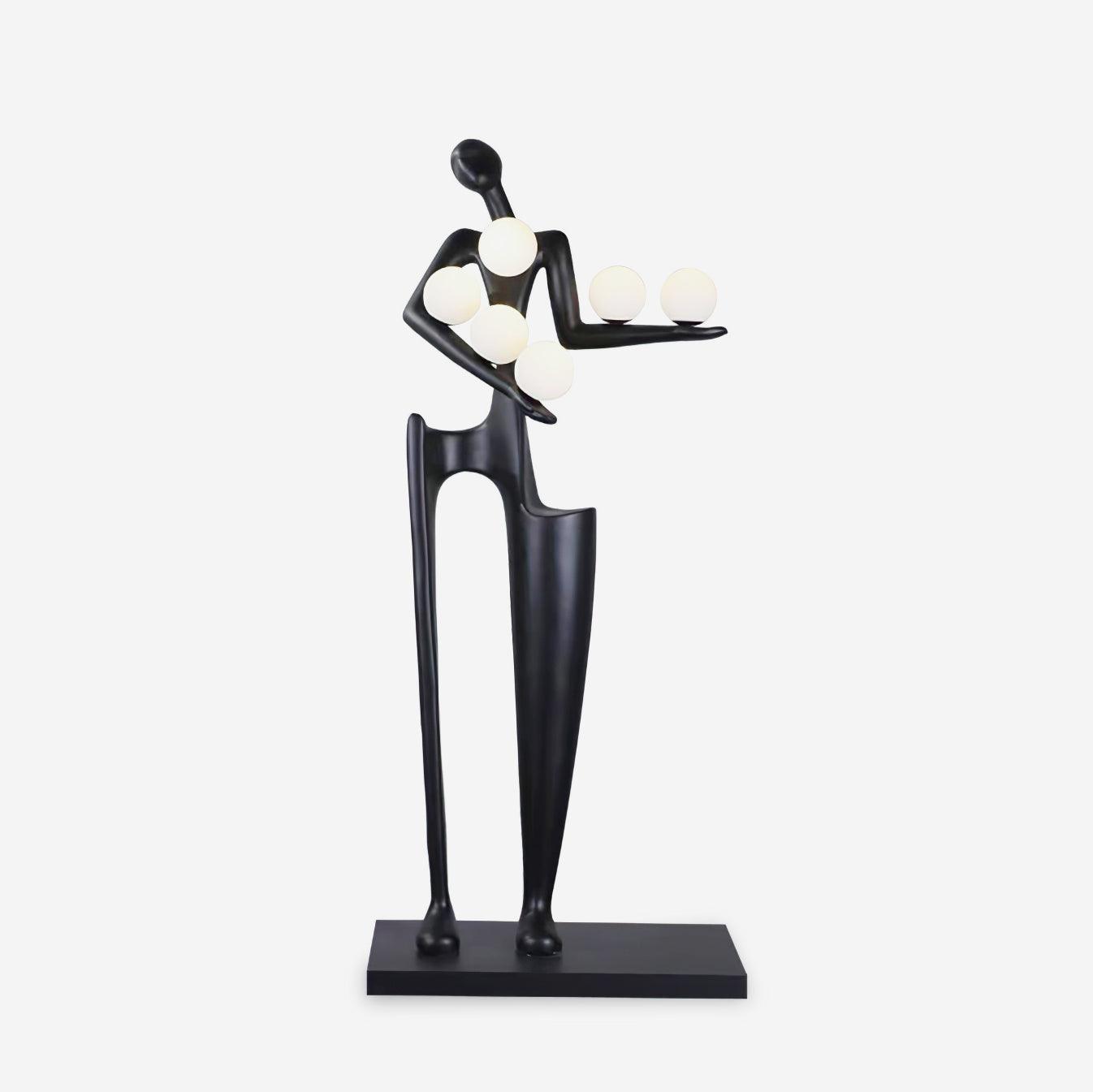 Guardian Sculpture Floor Lamp - Modern LED Design, Indoor Use