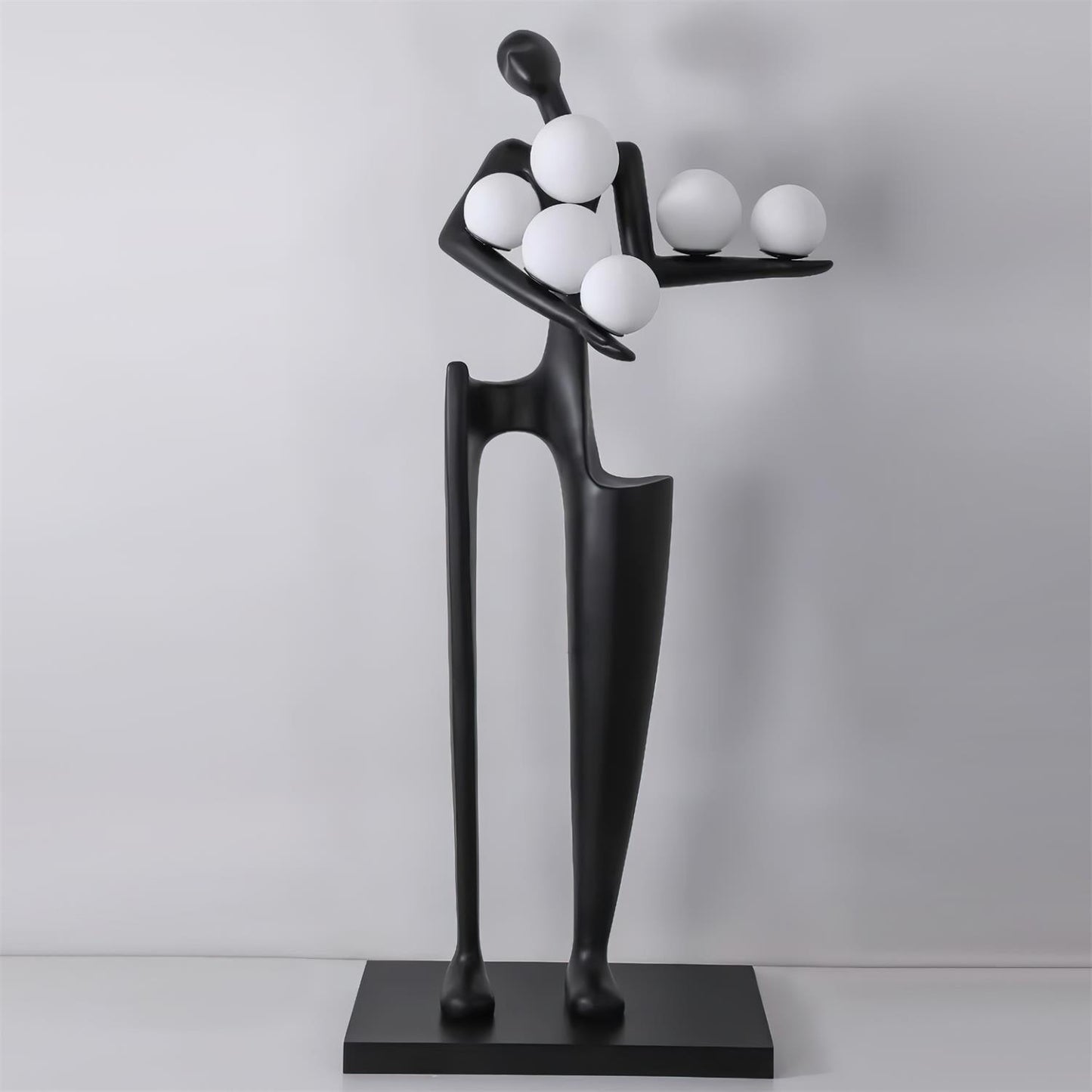 Guardian Sculpture Floor Lamp - Modern LED Design, Indoor Use