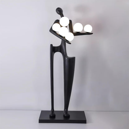 Guardian Sculpture Floor Lamp - Modern LED Design, Indoor Use