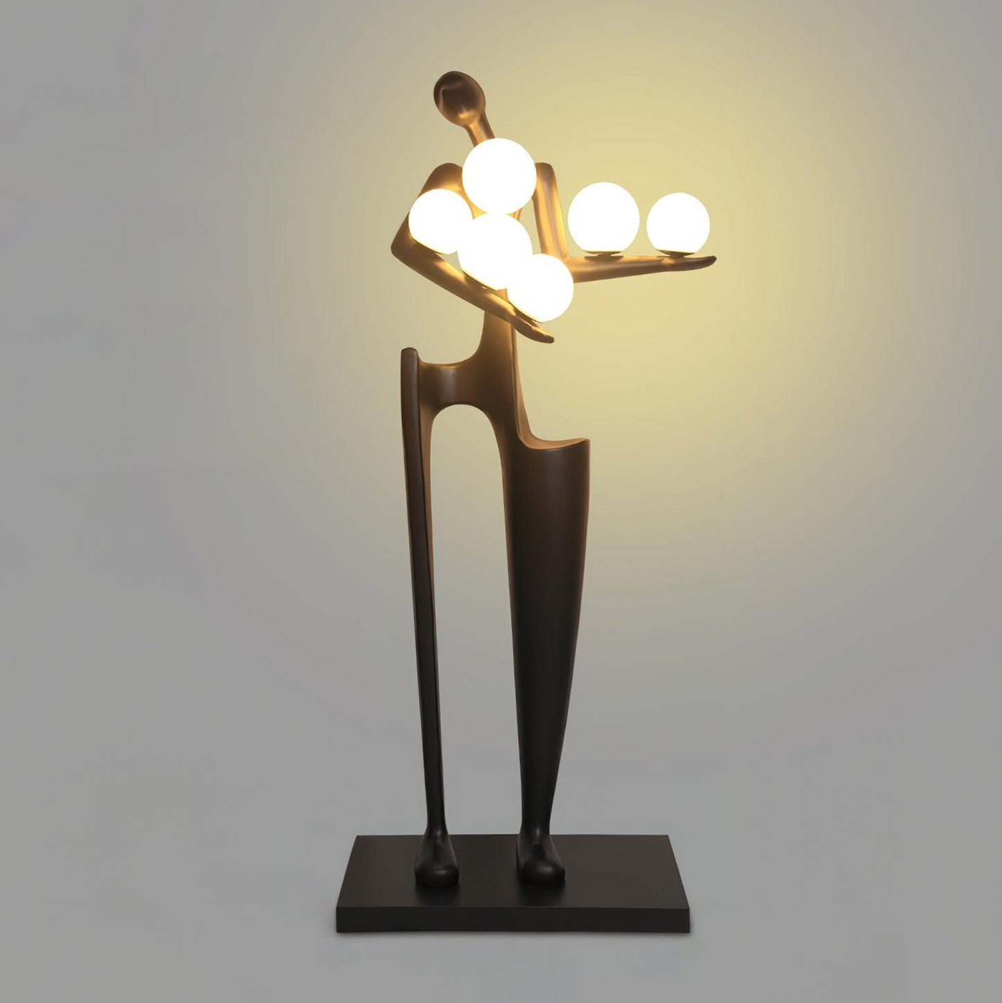 Guardian Sculpture Floor Lamp - Modern LED Design, Indoor Use