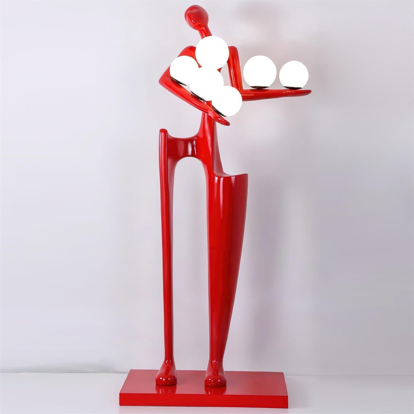 Guardian Sculpture Floor Lamp - Modern LED Design, Indoor Use