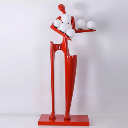 Guardian Sculpture Floor Lamp - Modern LED Design, Indoor Use