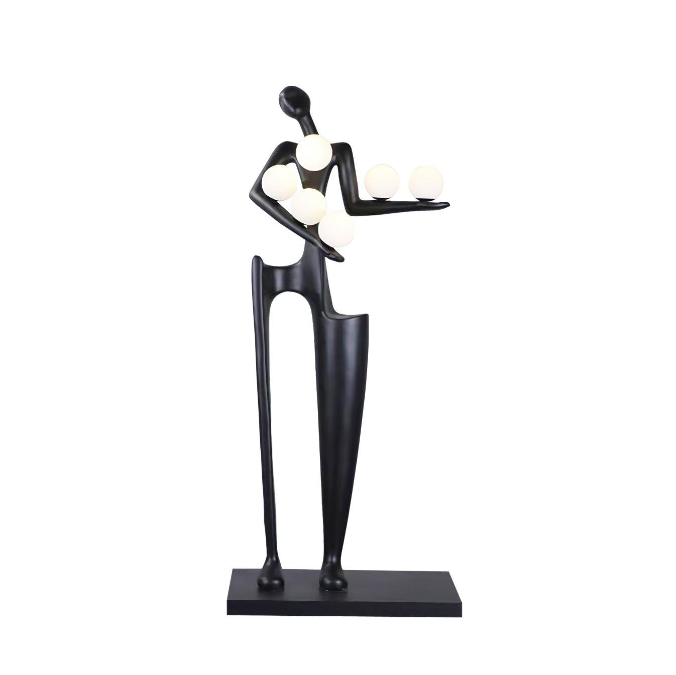 Guardian Sculpture Floor Lamp - Modern LED Design, Indoor Use