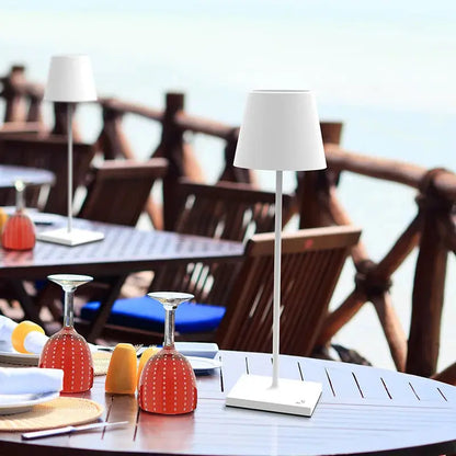 Rechargeable Wireless Table Lamp with Nordic Design – LED Dimmable