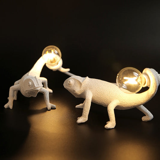 Frendorf Resin Gecko Table Lamp LED Decorative Lighting
