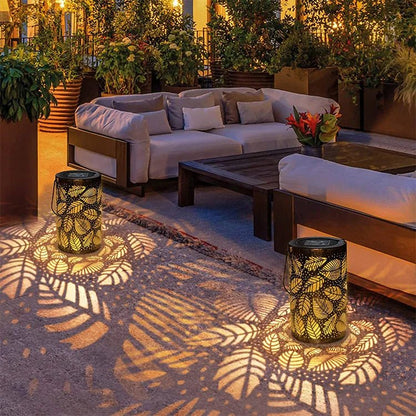 Frendorf Blattlaterne Solar Garden Lantern Waterproof LED