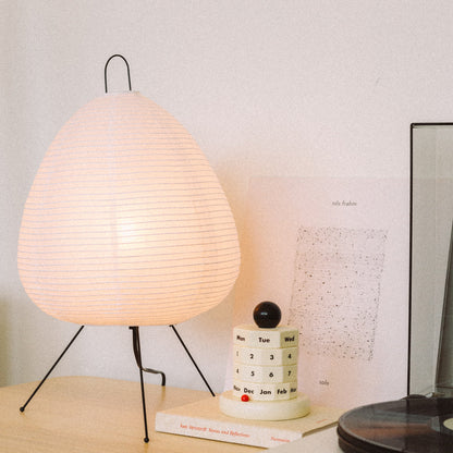 Essential Rice Paper Lamp - Handcrafted Minimalist Design with Warm Glow