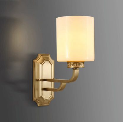 Hamilton Wall Lamp - Brass LED Indoor Wall Light Set of 2